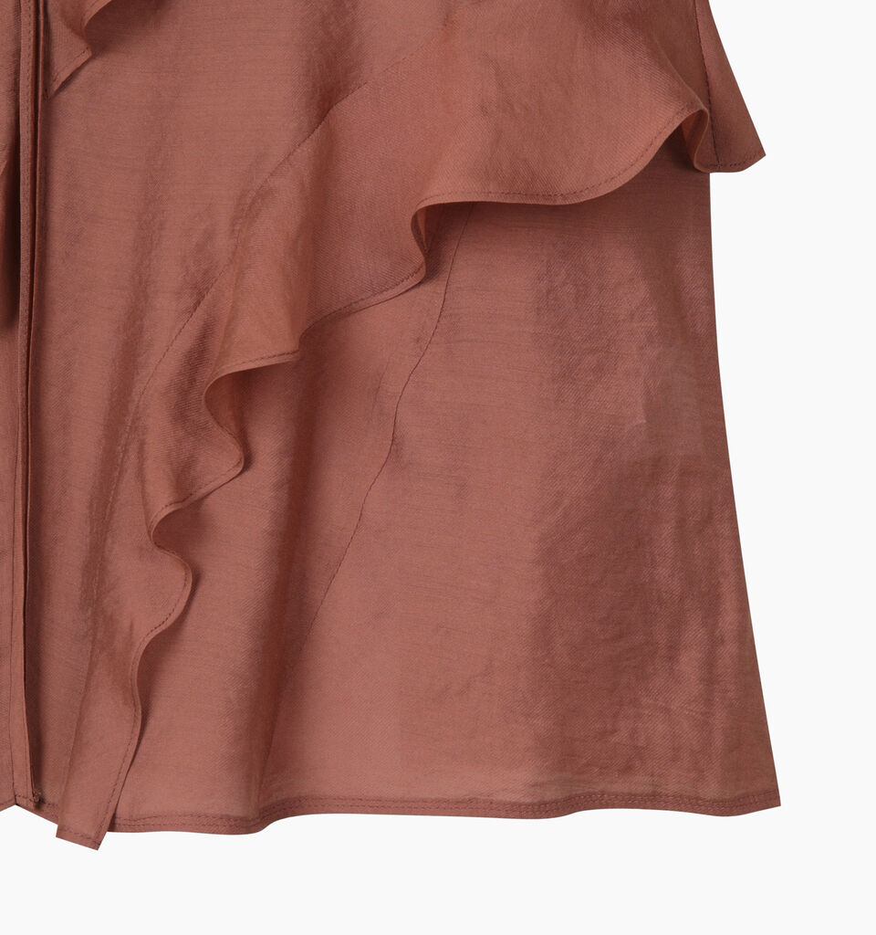 SHIRT - sisley k blouses - Brown | Sisley K image number 4